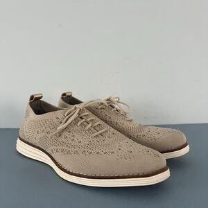 Cole Haan 2.ZeroGrand Stitchlite Rye Gold Wingtip Oxford Womens Sneakers